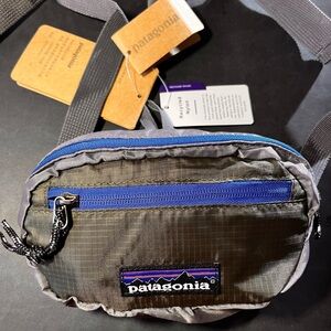 Patagonia Charcoal and Cobalt Women's Belt Bag